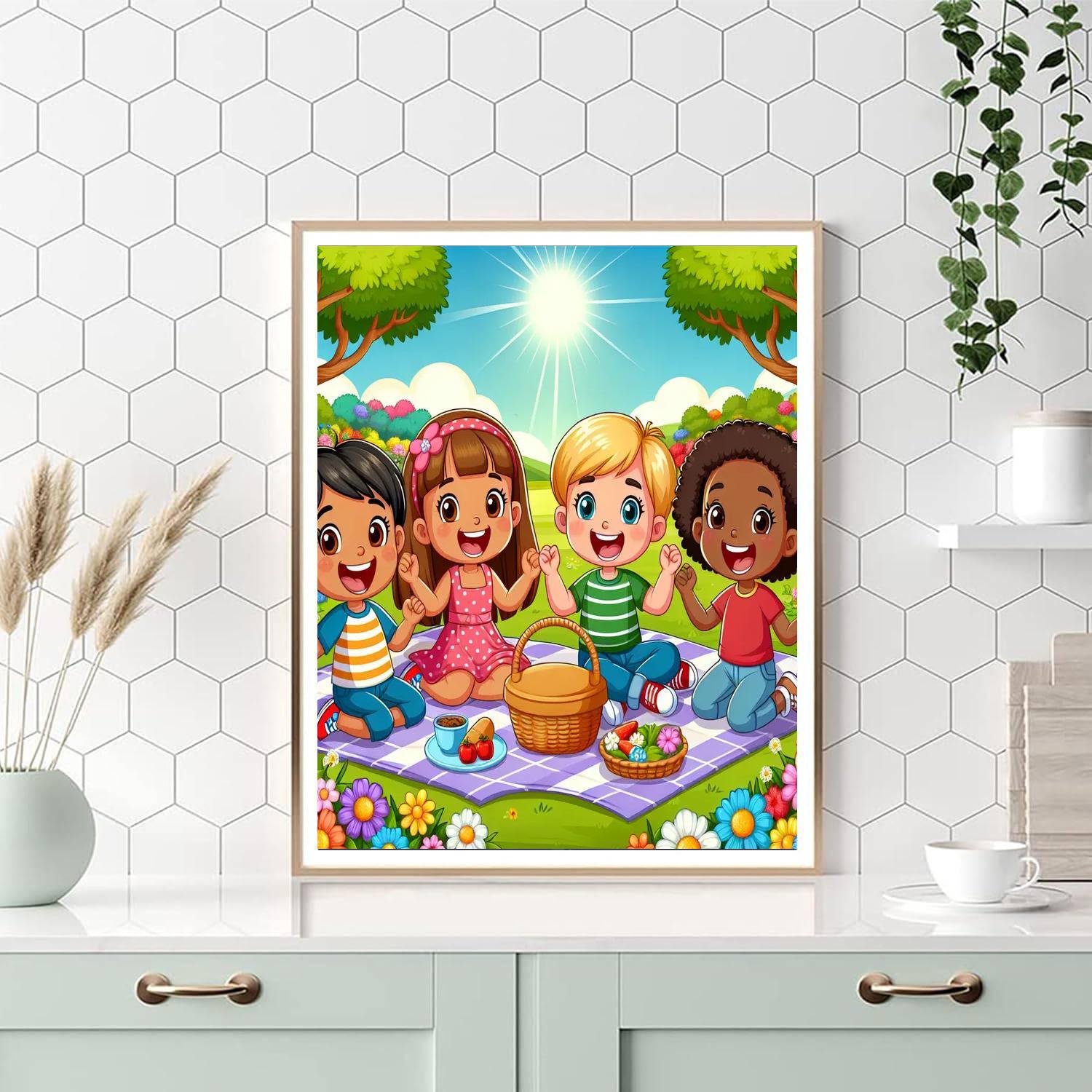 Sunny Picnic Fun Paint By Number