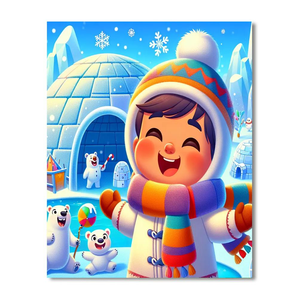 Frozen Kingdom Journey Painting Number Kit