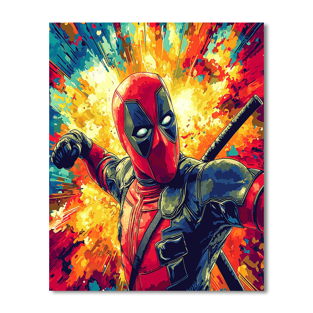 Ryan Reynolds: The Humorous Hero Of Cinema Paint By Numbers Kits