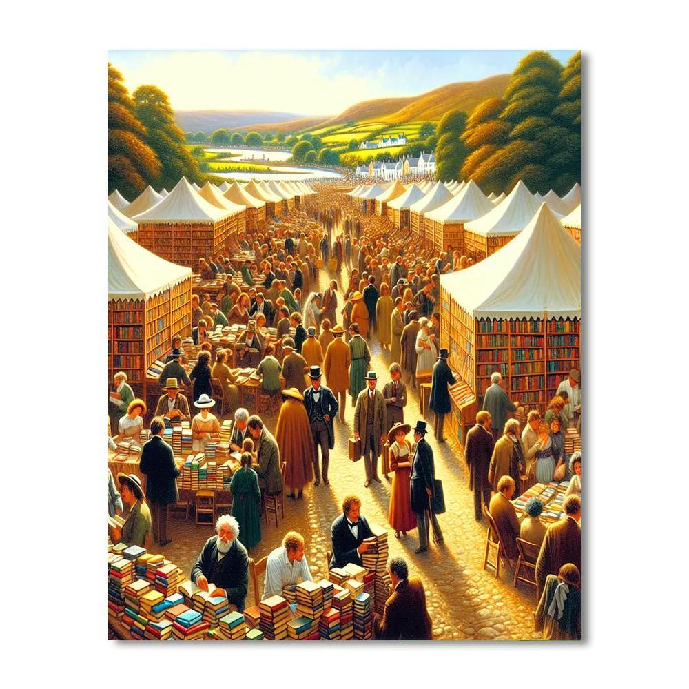 Hay Festival - Hay-on-wye, Wales Paint By Color