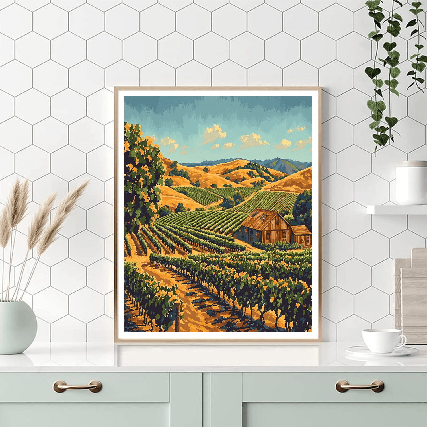 Napa Valley Vineyards - Napa Paint By Numbers Kits