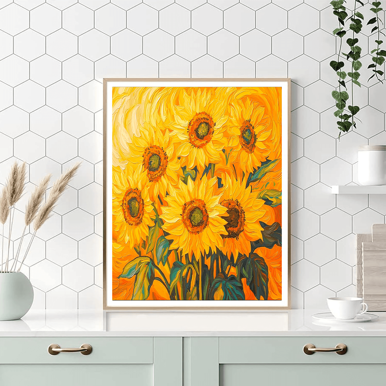 Vincent Van Gogh Inspired Eternal Sunshine  DIY Paint By Numbers