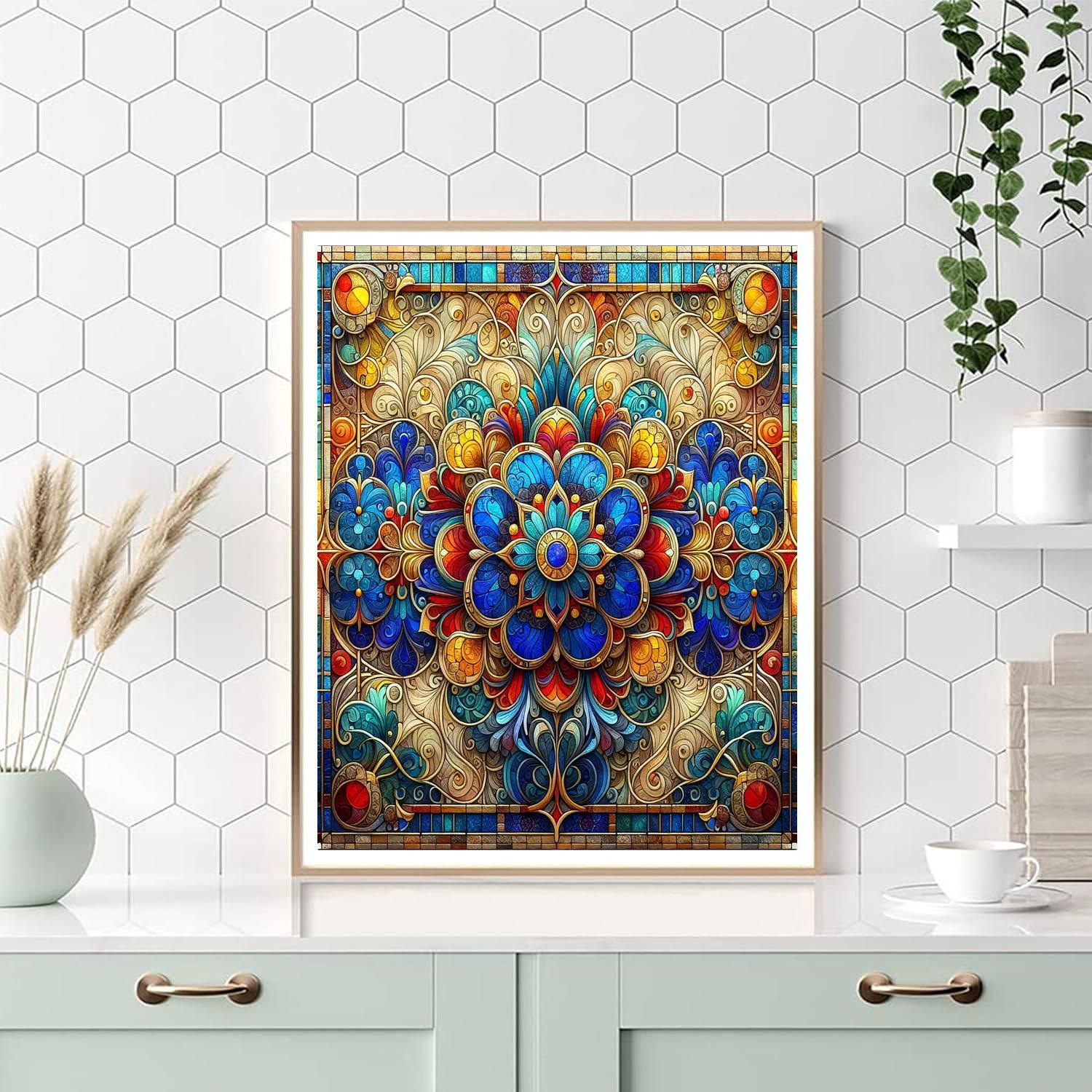 Stained Glass Wonder Paint By Numbers Art