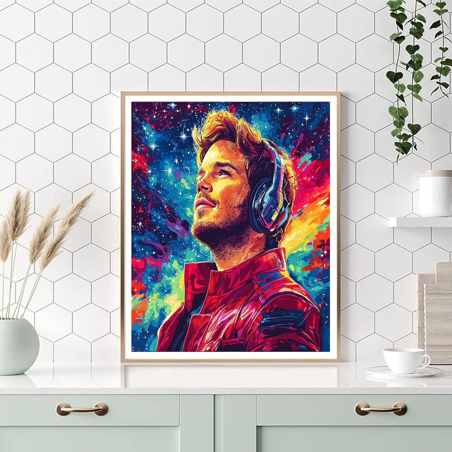 Chris Pratt: Unleashing The Star-lord Within Numbered Painting Kits