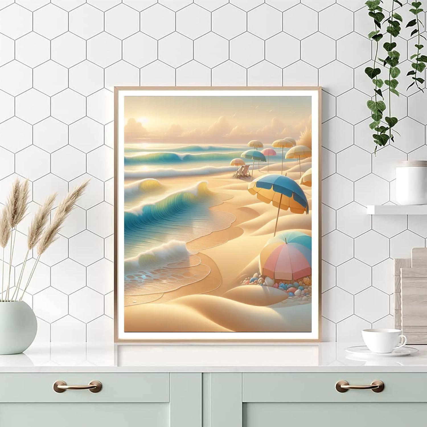 Summer Beachside Bliss Painting By Numbers Kit