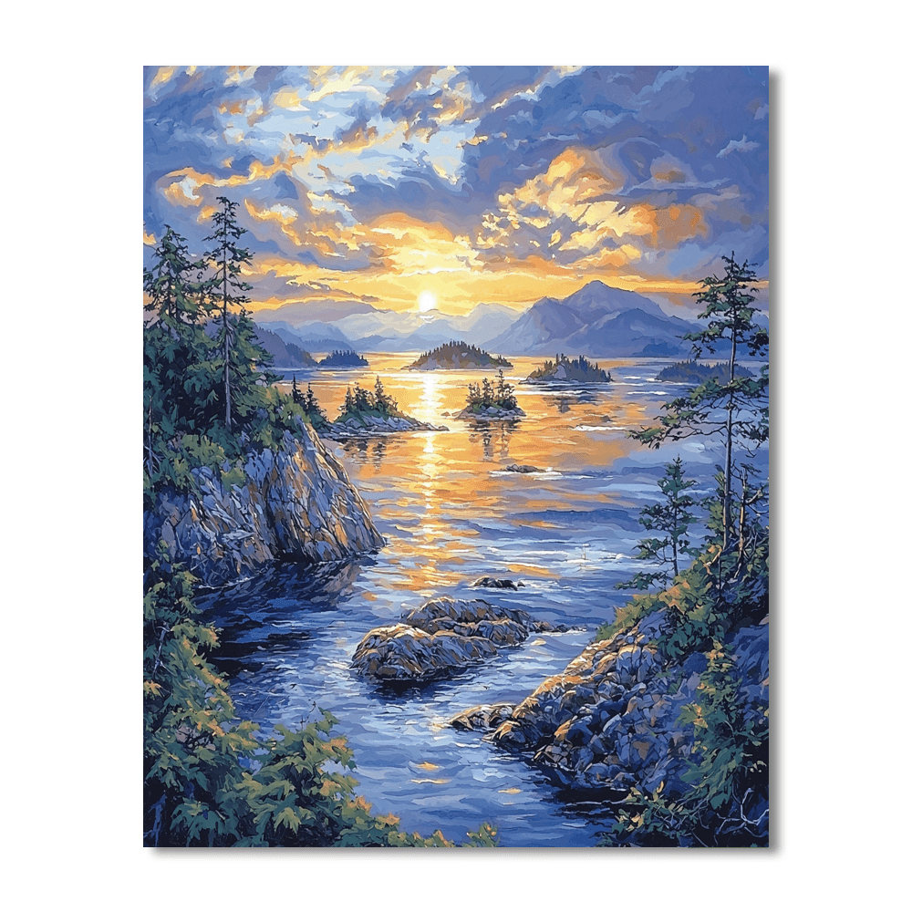 Gulf Islands National Park Paint By Numbers Kits