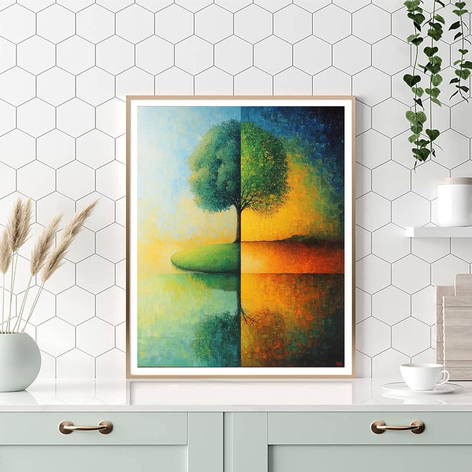 Nandalal Bose Inspired Songs Of The Seasons  Paint By Numbers