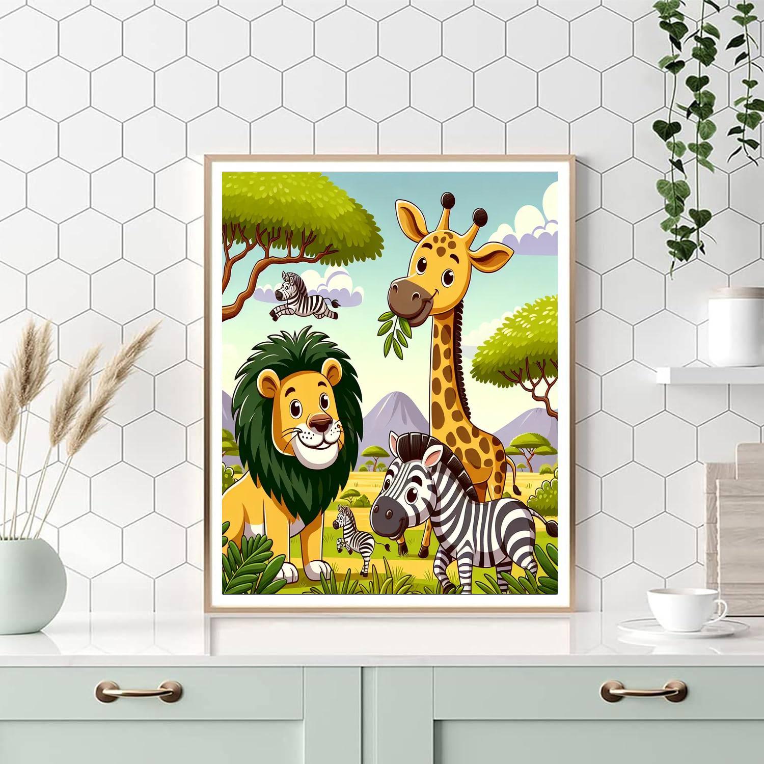 Wondrous Wildlife Adventure Paint By Numbers Kits