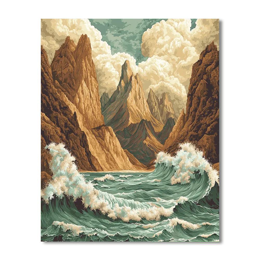 Michelangelo Inspired Majestic Power  Painting By Numbers Kit