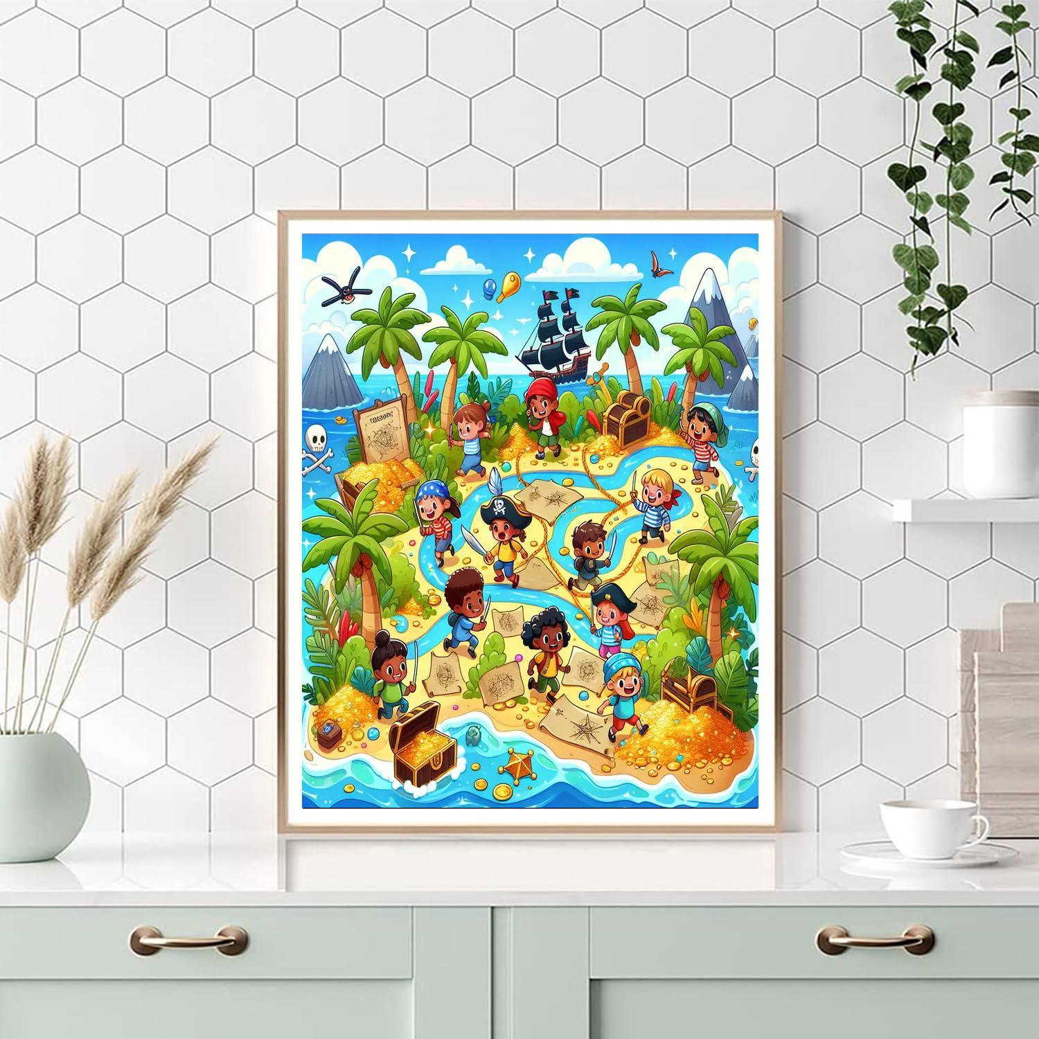 Pirate Island Quest Paint By Numbers