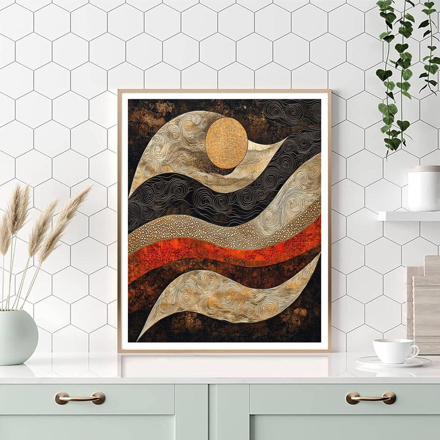 Nandalal Bose Inspired Ethereal Tapestry Of Myths  Painting Number Kit