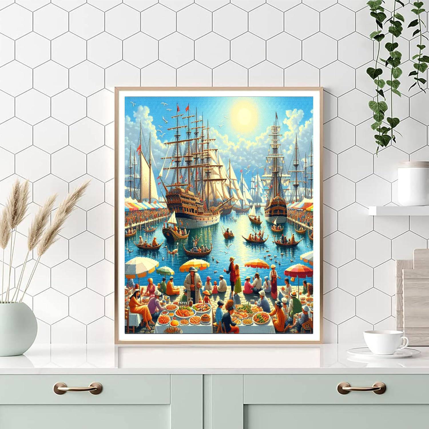 Festival Of The Sea - Newport, Rhode Island, Usa Paint By Number