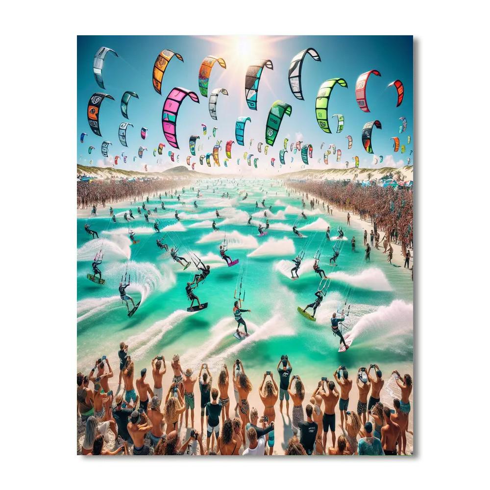 Kitesurfing World Cup Paint By Number