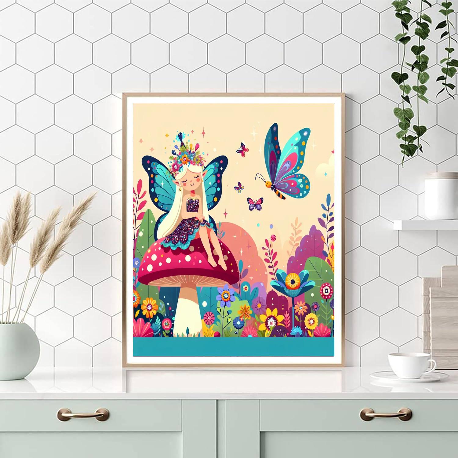Fairy Forest Journey Paint By Numbers Art