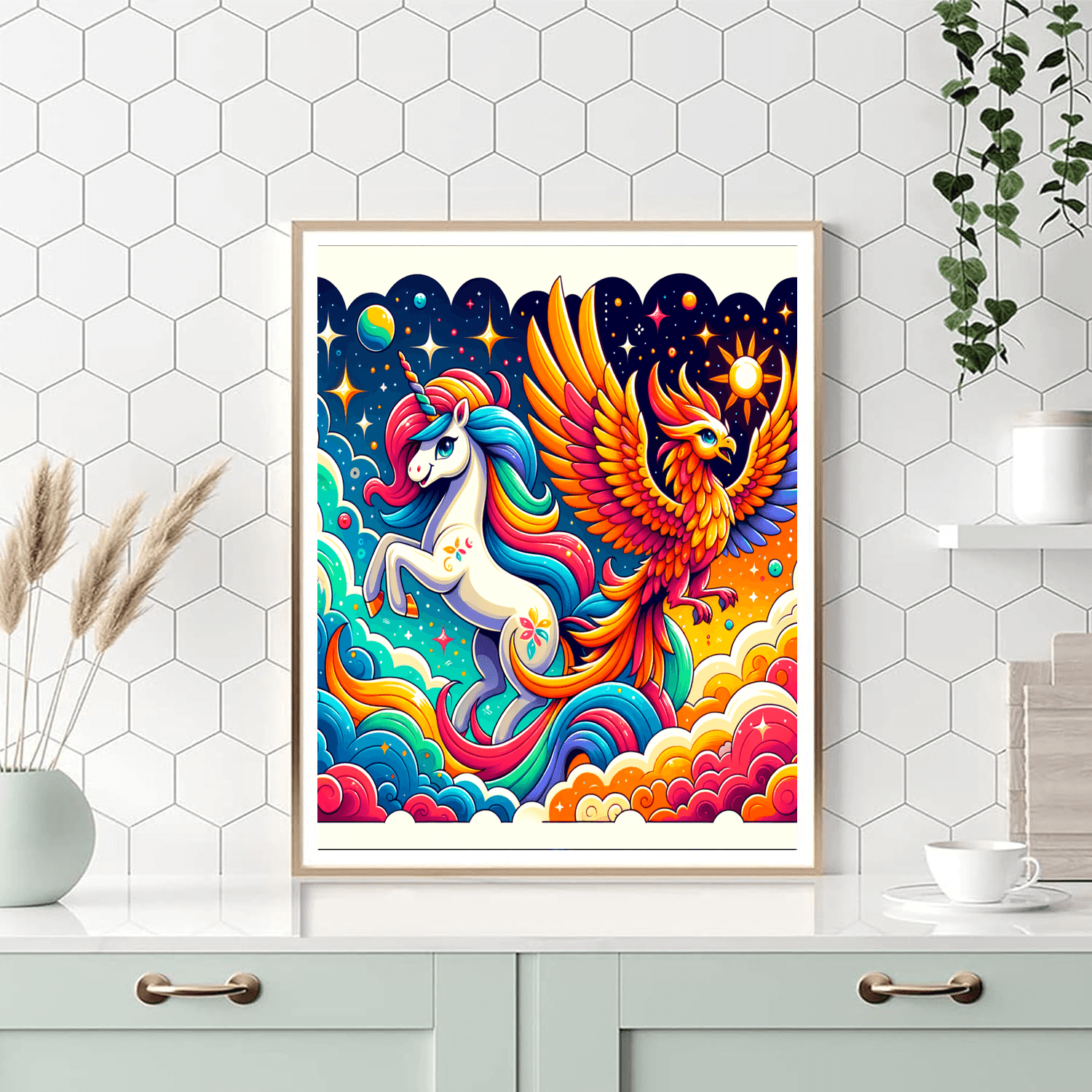 Charming Mythical Beasts Painting By Numbers Kit