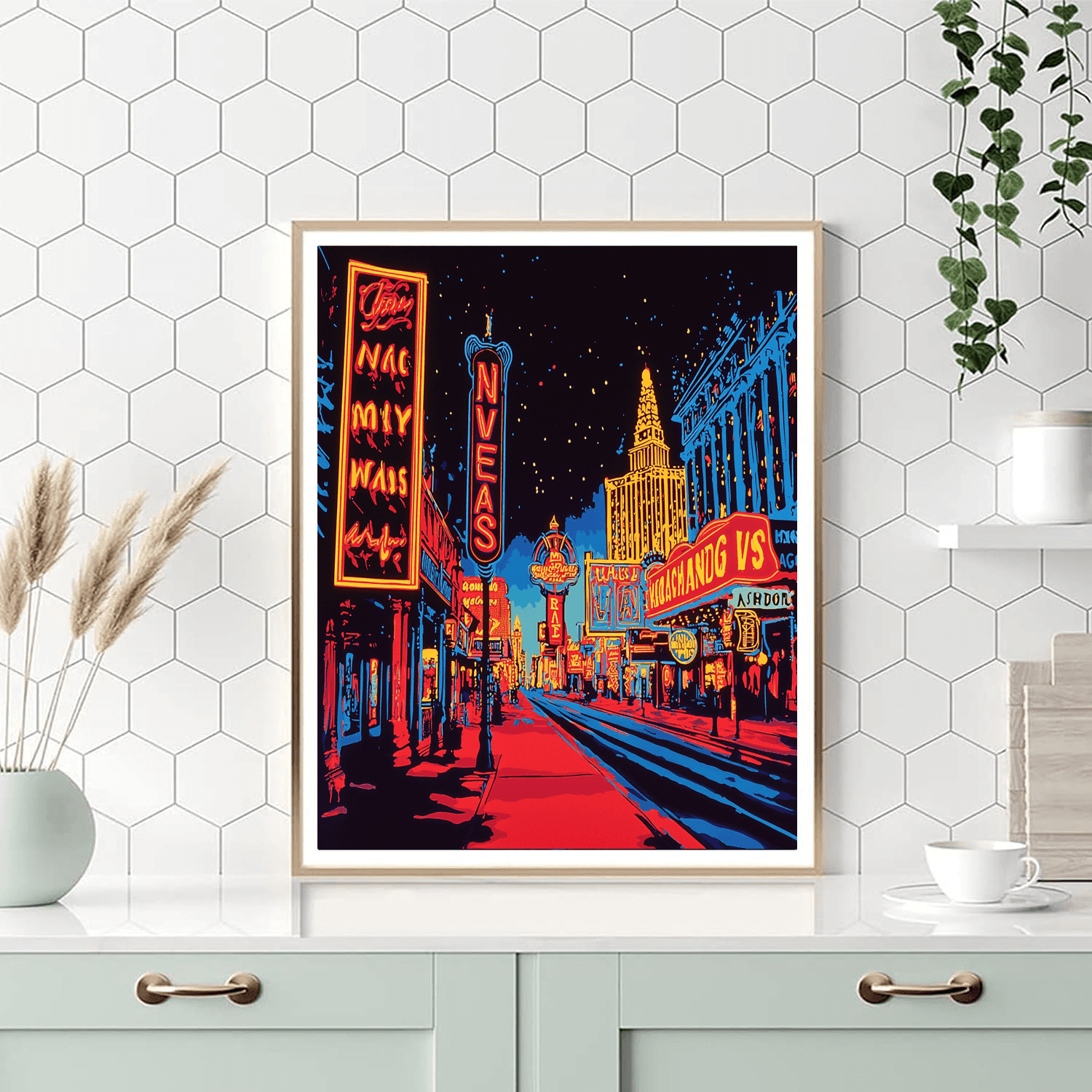 The Neon Museum - Las Vegas Numbered Painting Kits