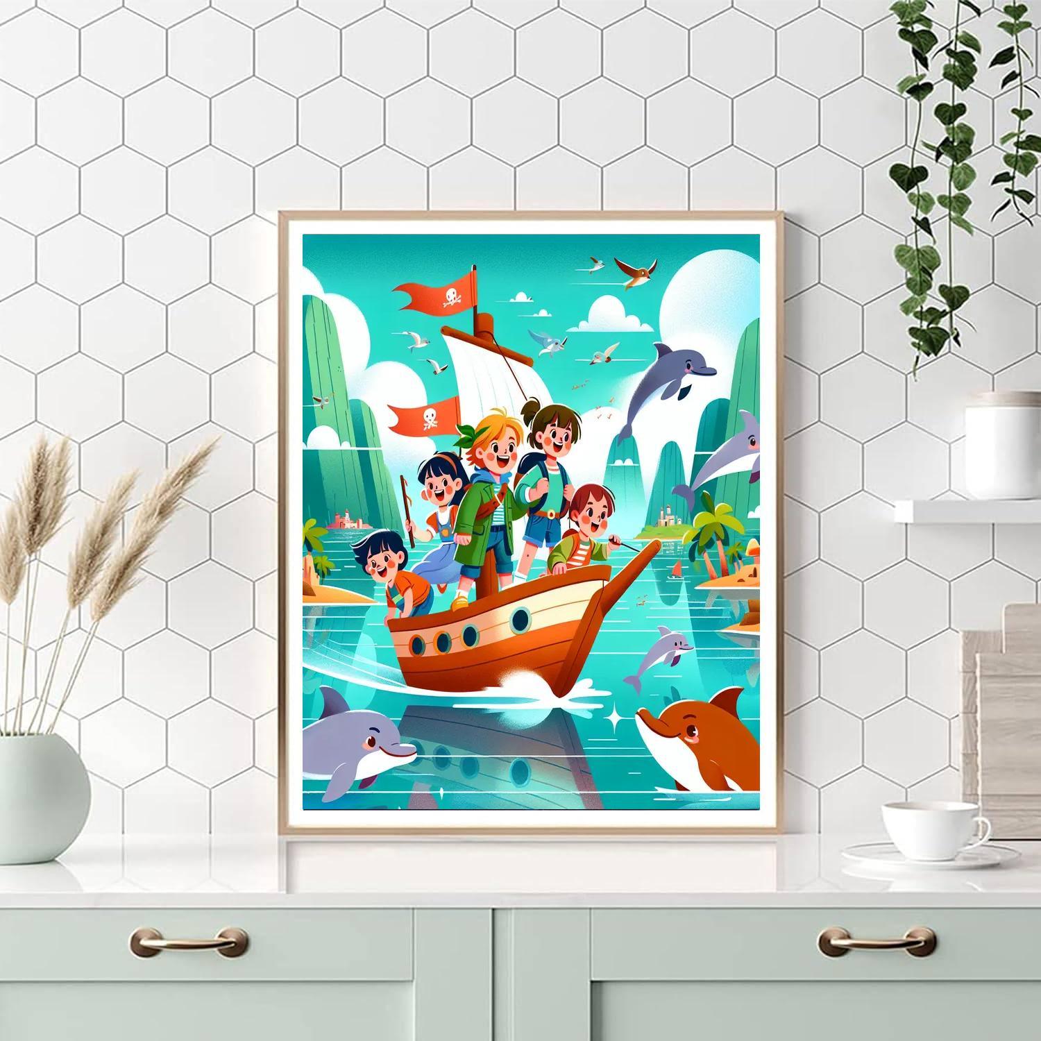 Fantasy Sea Voyage Number Painting