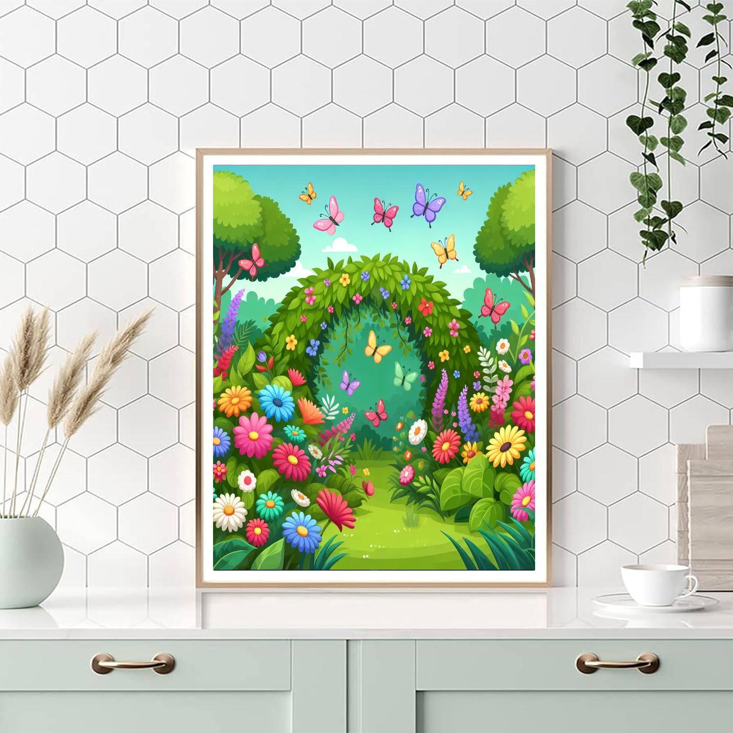 Secret Garden Sanctuary Paint By Numbers Art