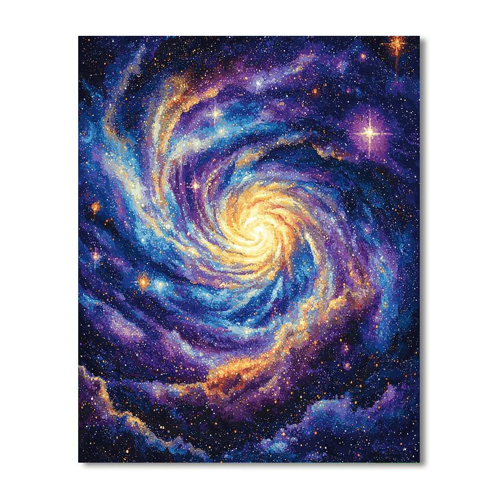 Georges Seurat Inspired Stellar Harmony  Numbered Painting Kits