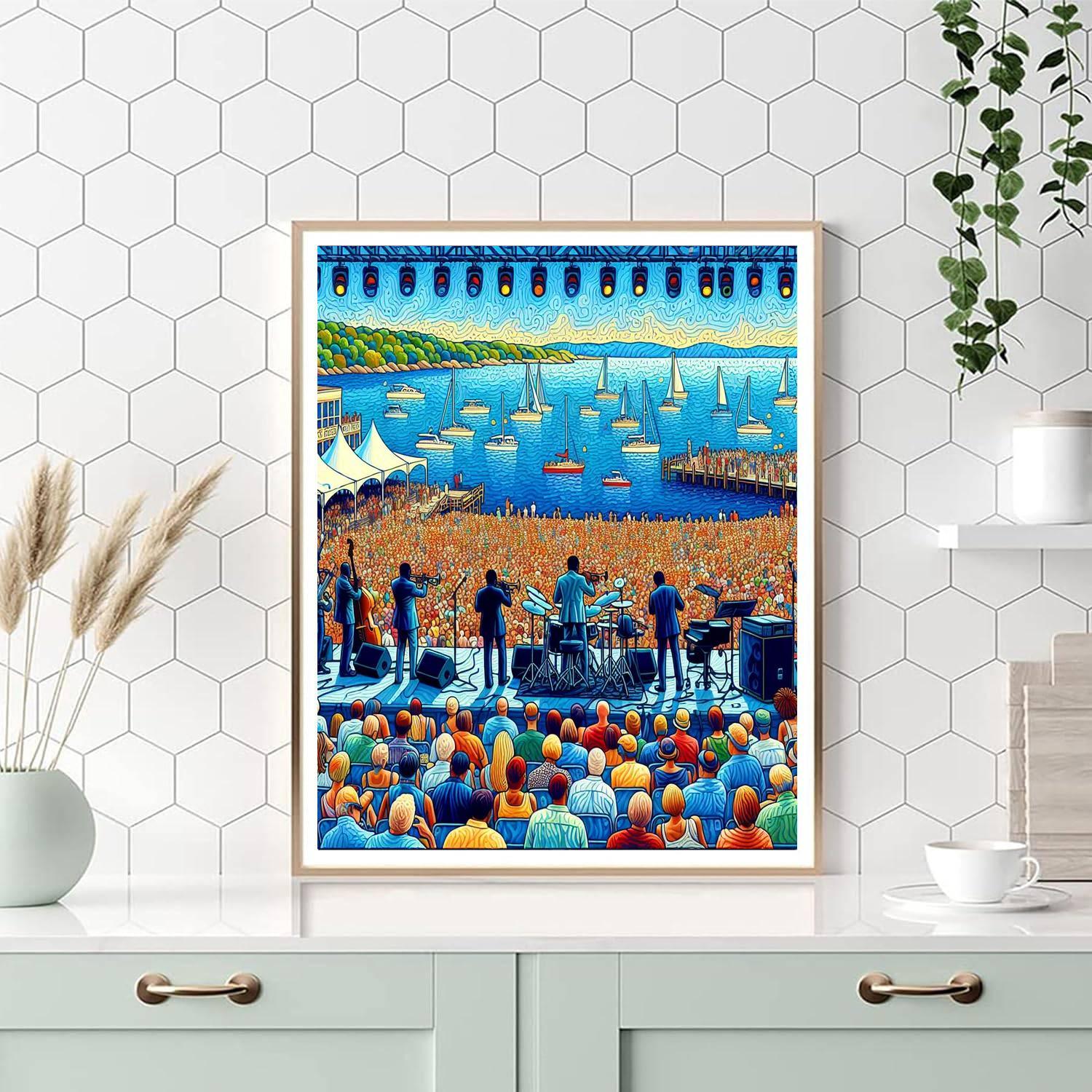 Newport Jazz Festival - Usa Numbered Painting Kits