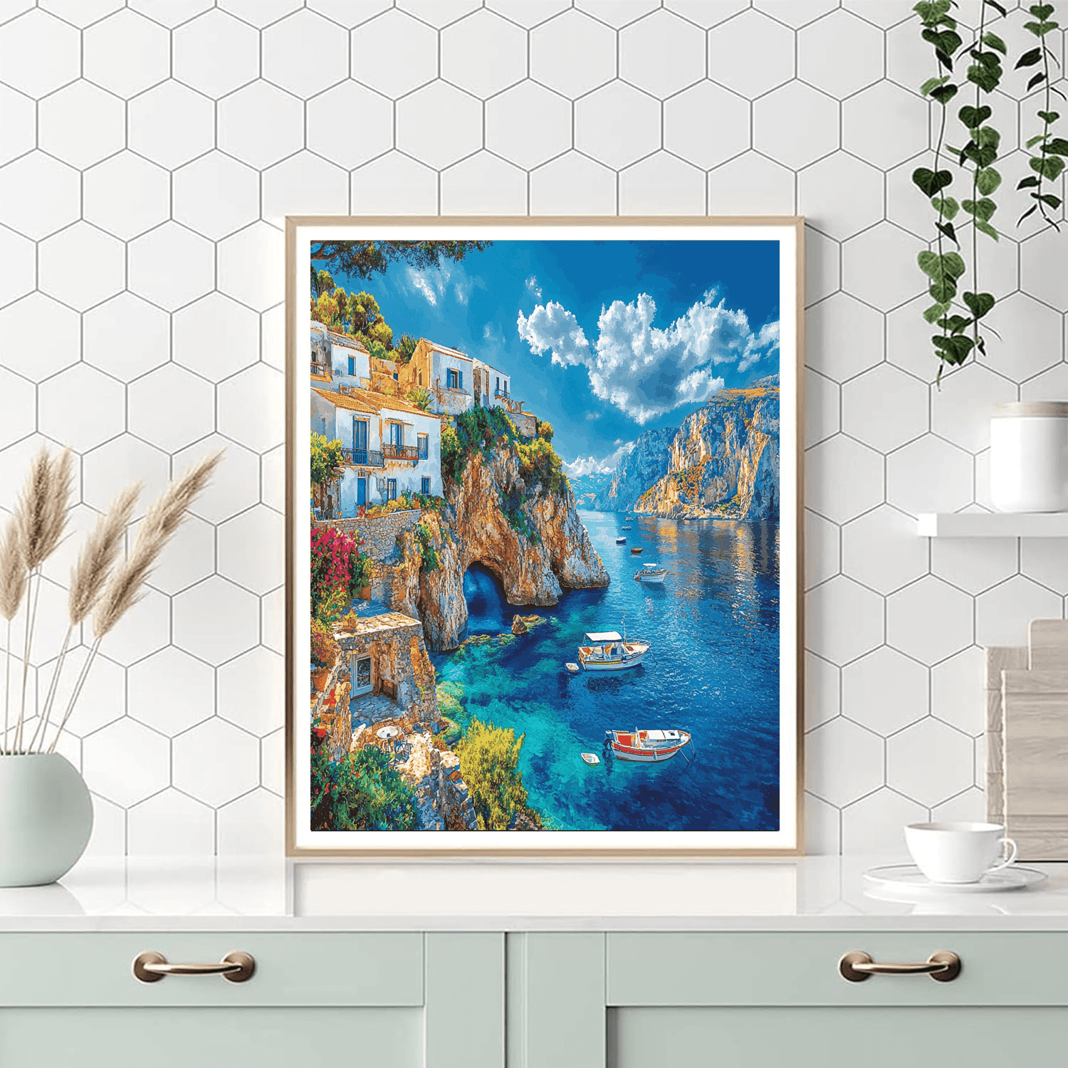 Capri Island DIY Paint By Numbers