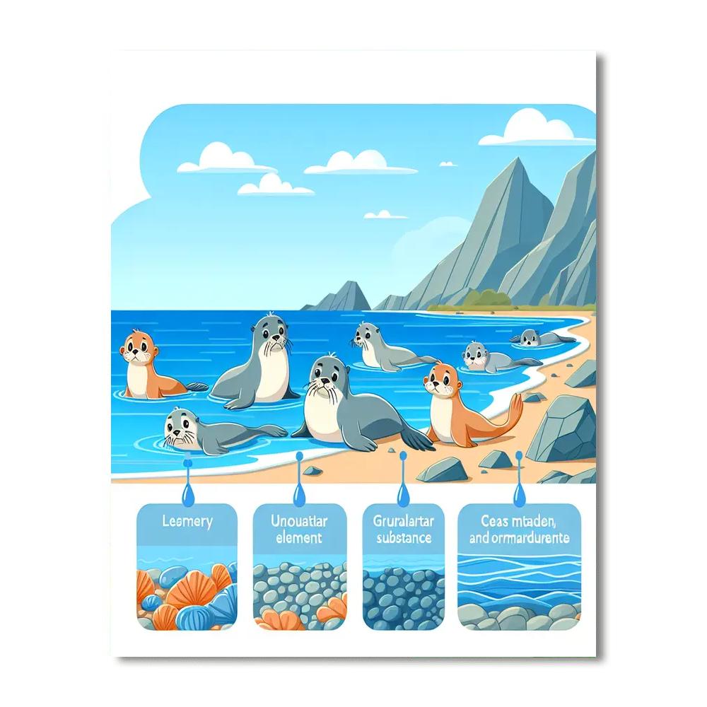 Cuddle Cove Companions Numbered Painting Kits