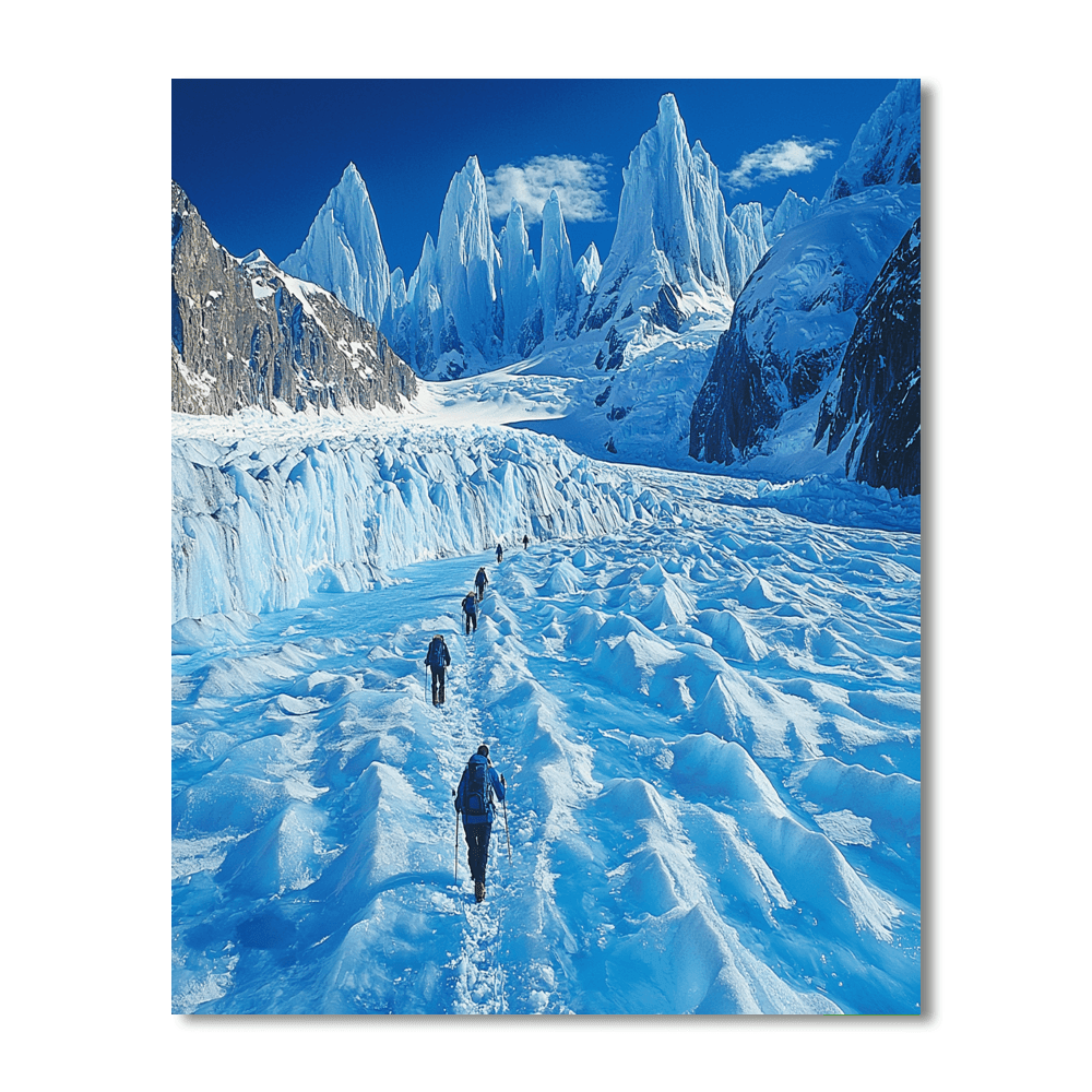 Patagonian Glacier Hiking Numbered Painting Kits