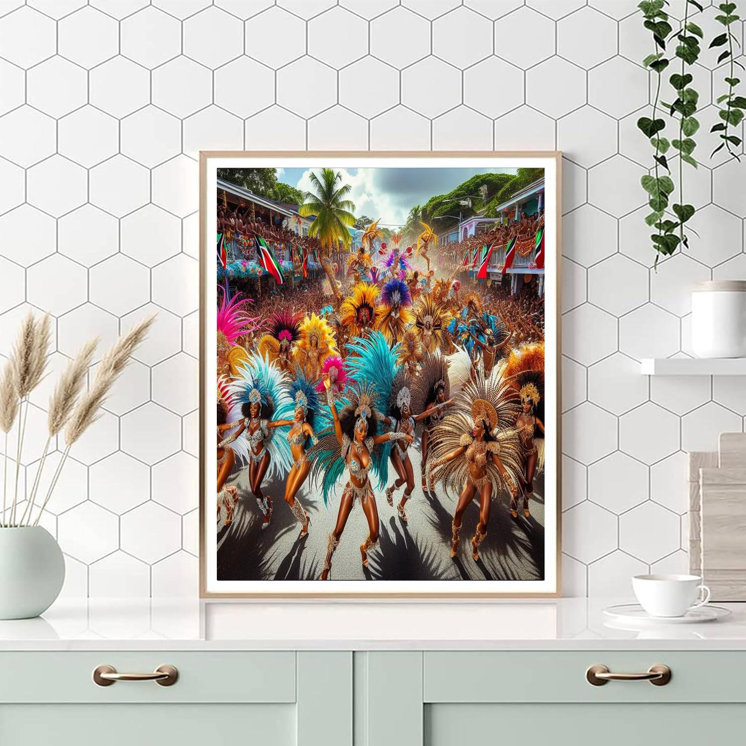 Karnival Dancer Paint By Numbers Art