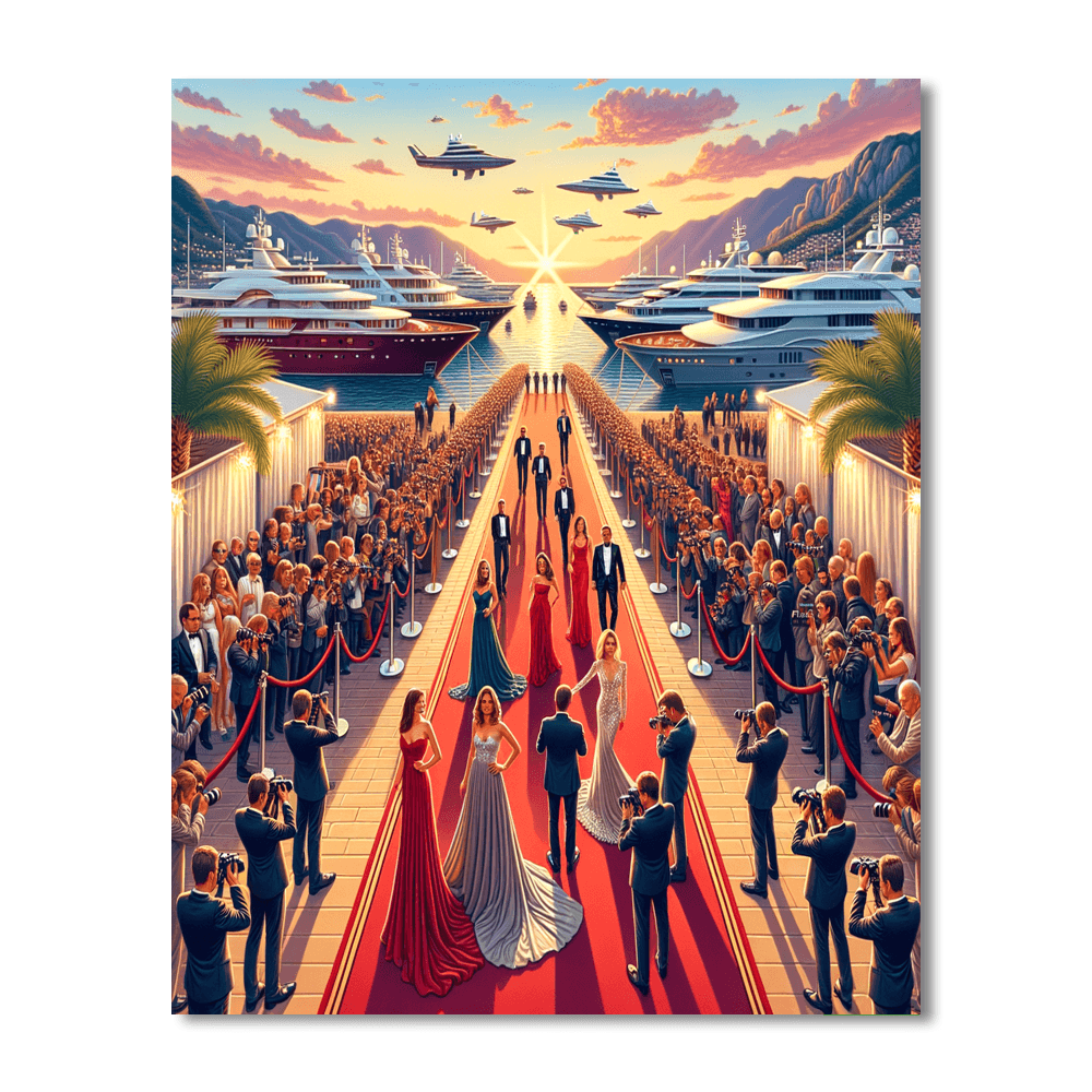 Cannes Film Festival - France Paint By Color