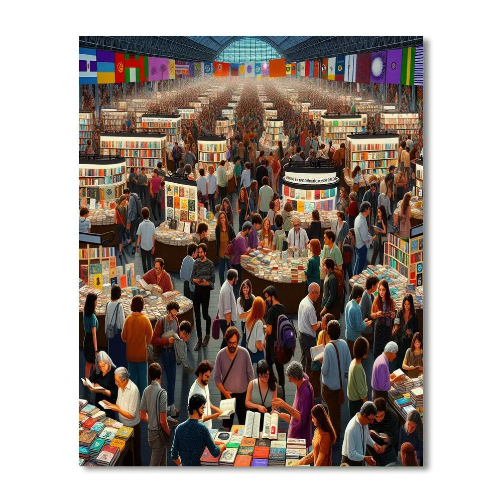 Feria Internacional Del Libro - Argentina Painting By Numbers Kit