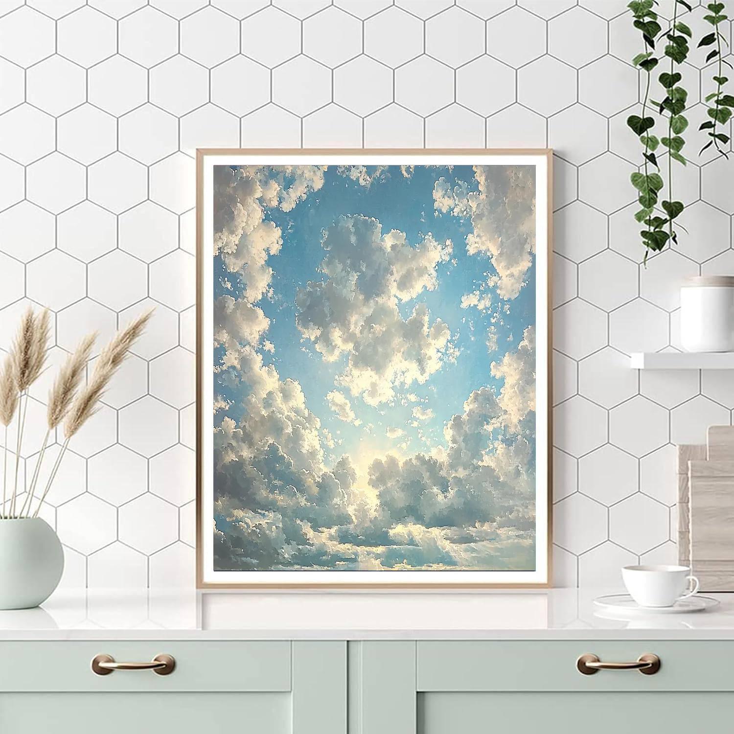 John Constable Inspired Sublime Skies  DIY Paint By Numbers