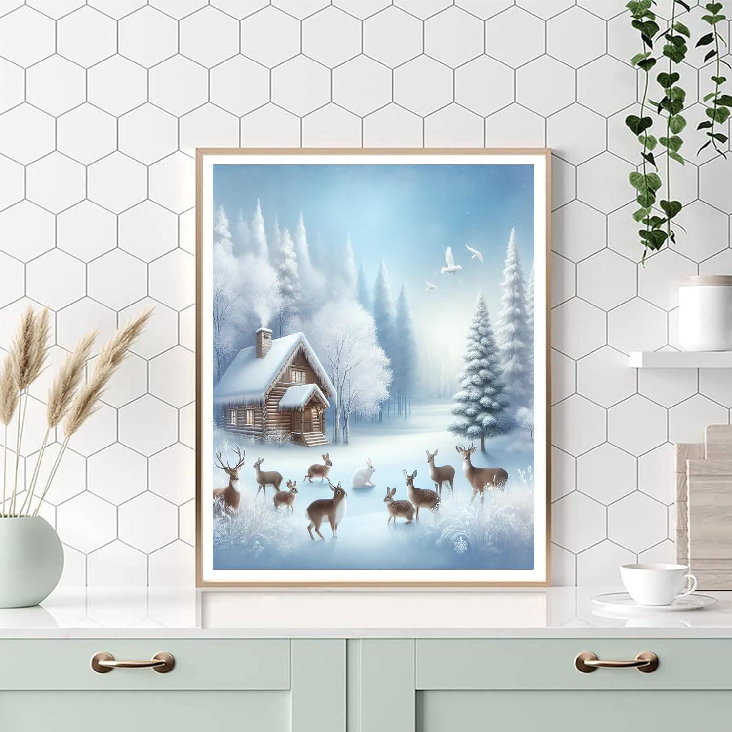 Winter Wonderland Cheer Numbered Painting Kits