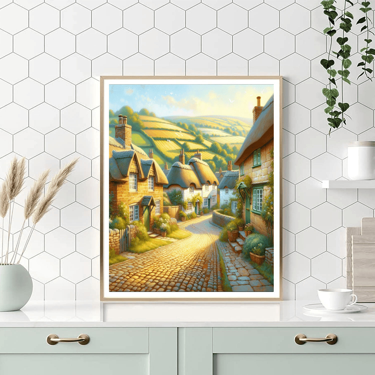 Enchanted Village Retreat Numbered Painting Kits