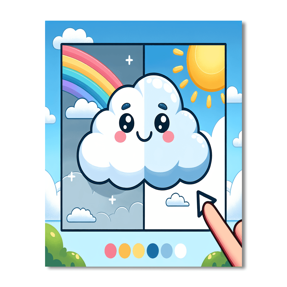 Cheery Cloud Paint By Numbers Kits