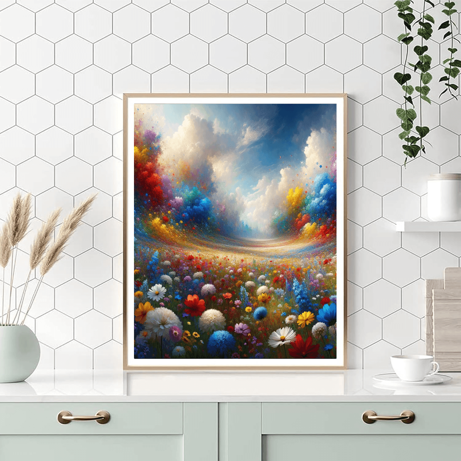 Serenity In The Meadow DIY Paint By Numbers