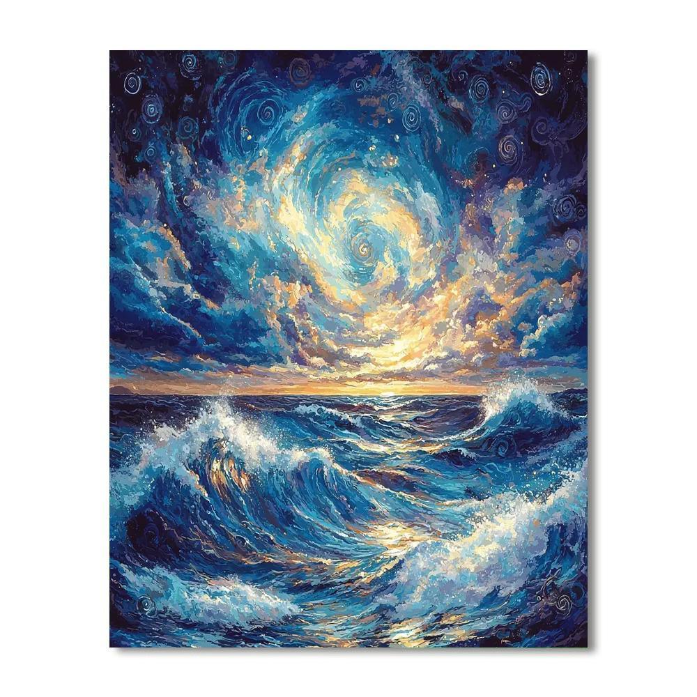 Caravaggio Inspired Tides Of Emotion  Painting By Numbers Kit