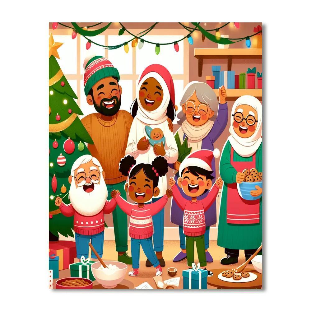 Magical Holiday Adventure Paint By Number