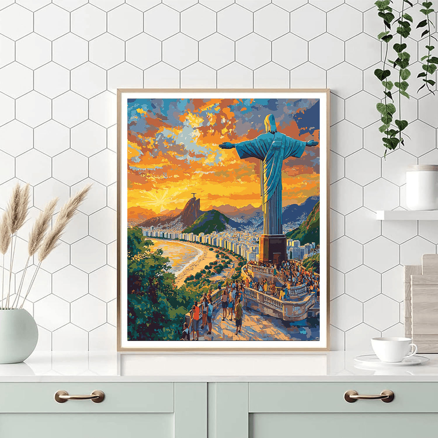 Christ The Redeemer DIY Paint By Numbers