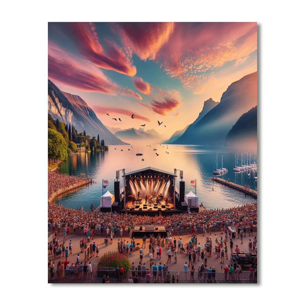 Jazz & Blues Festival - Montreux Paint By Numbers Kits