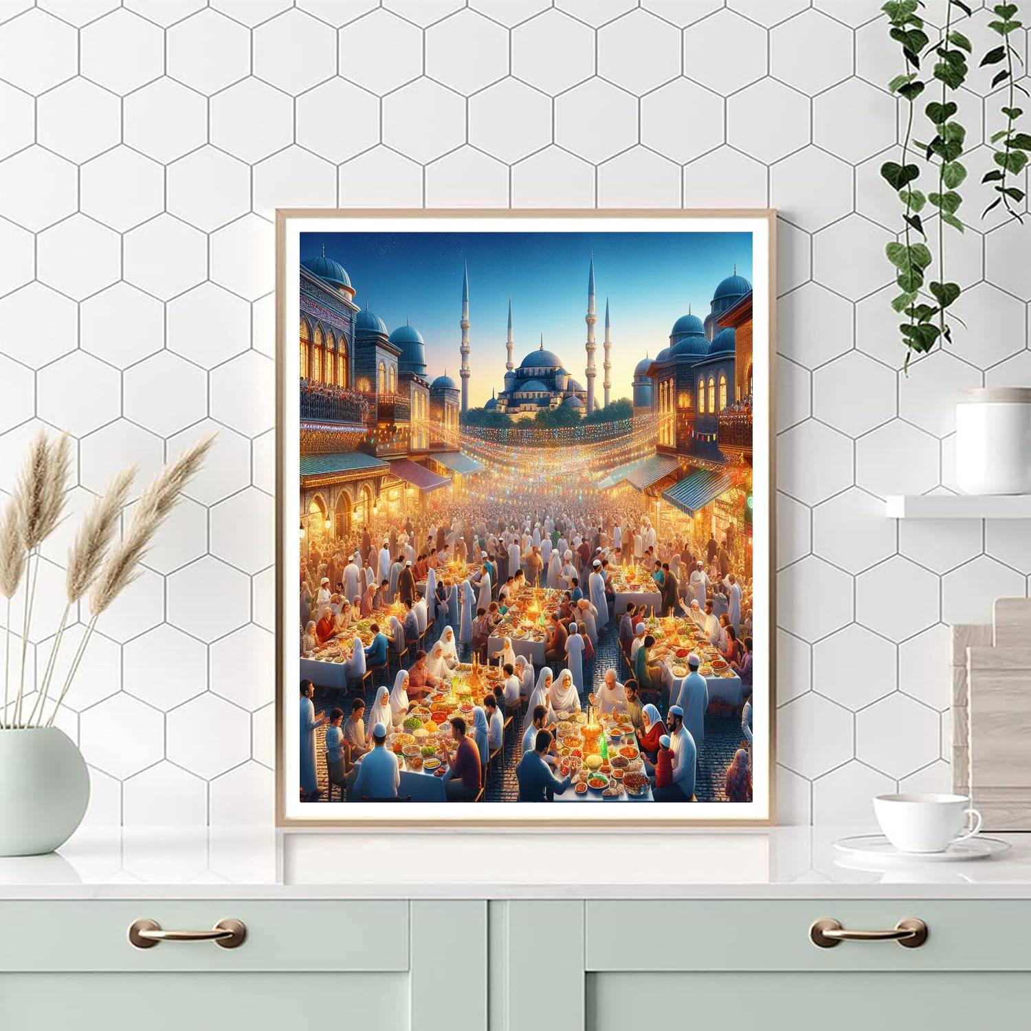 Eid Al-fitr Festival - Istanbul, Turkey Paint By Number