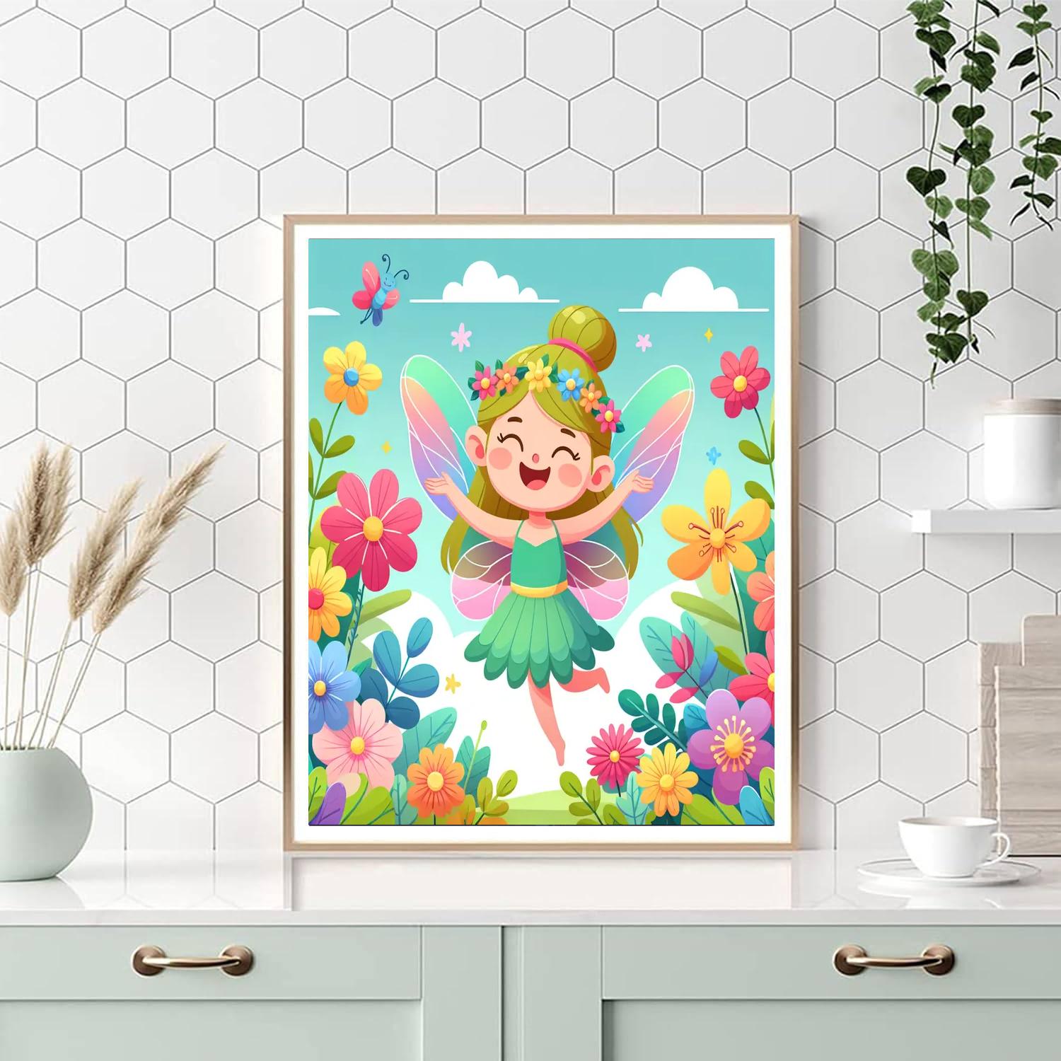 Garden Fairy Fantasy Paint By Numbers Kits