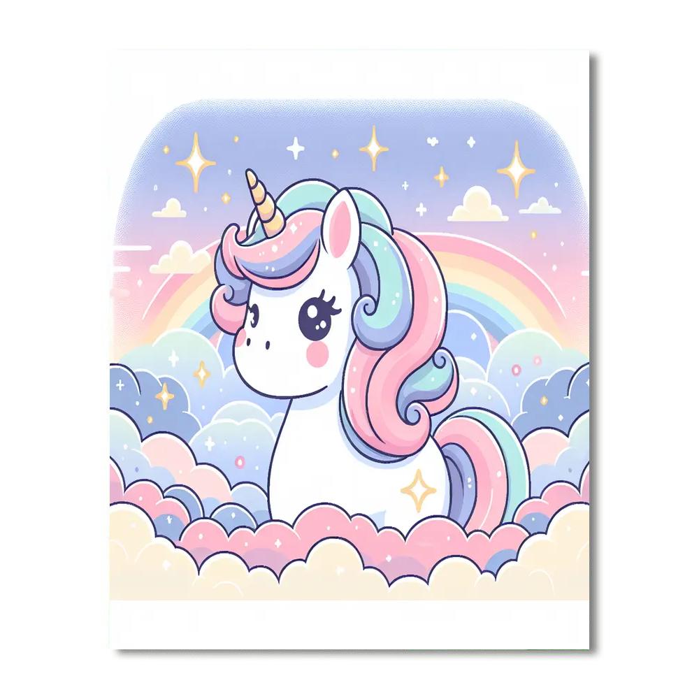 Unicorn Stardust Dreamscape Paint By Numbers Art