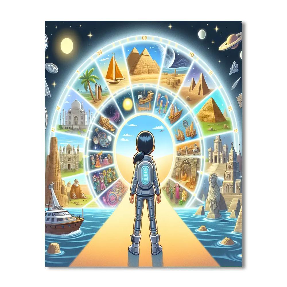 Time Traveler's Quest Paint By Color