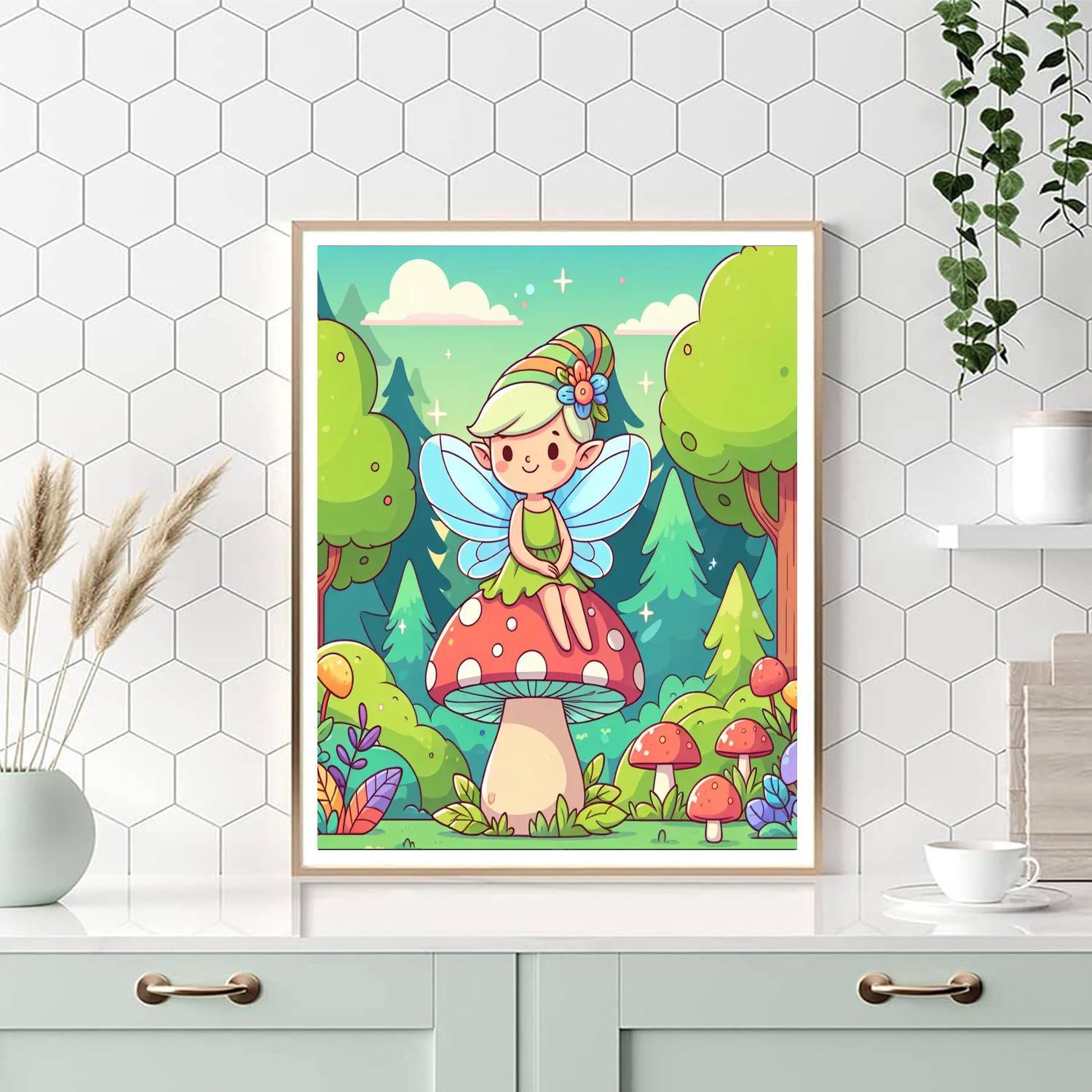 Mystical Fairy Woods DIY Paint By Numbers