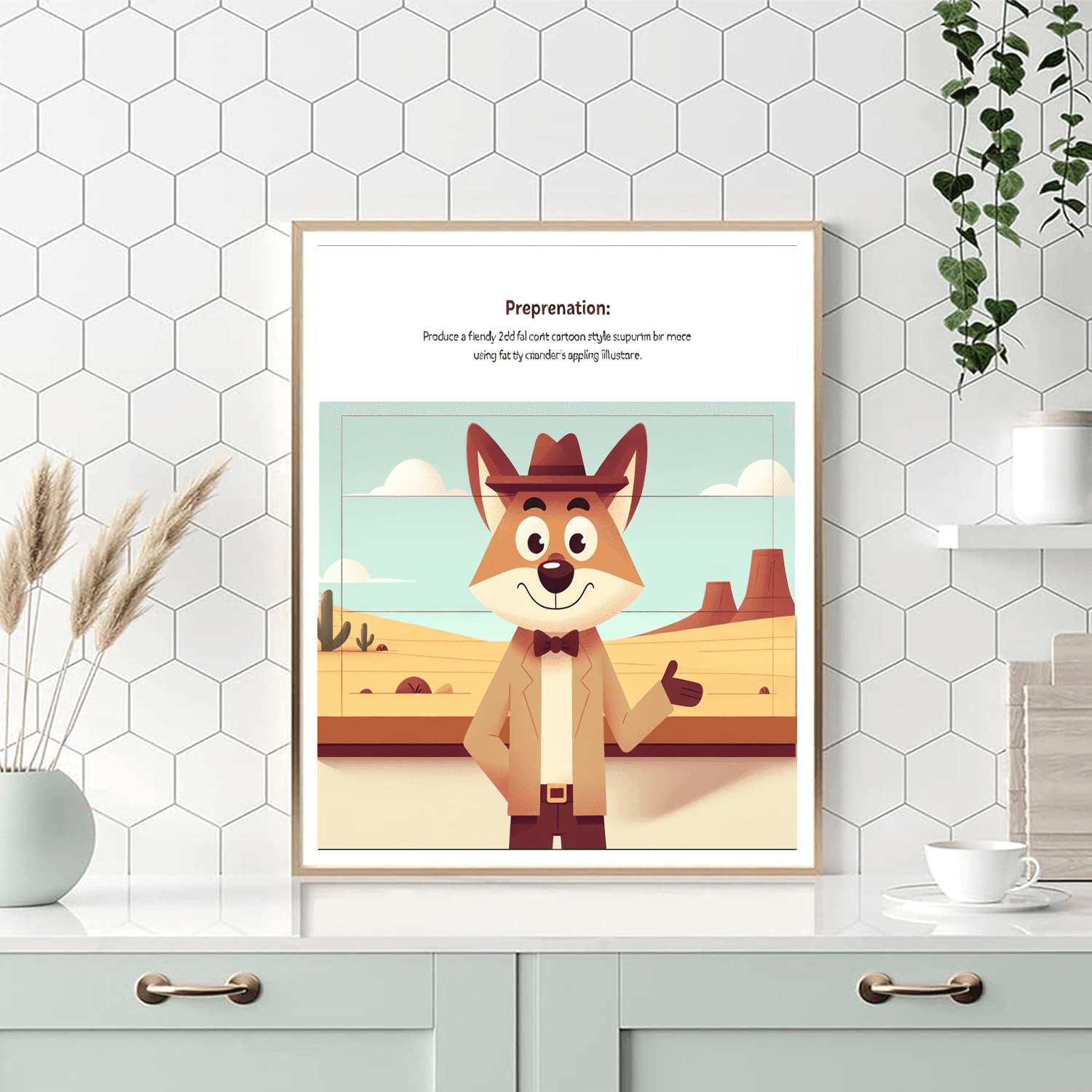 Dandy Dingo Number Painting