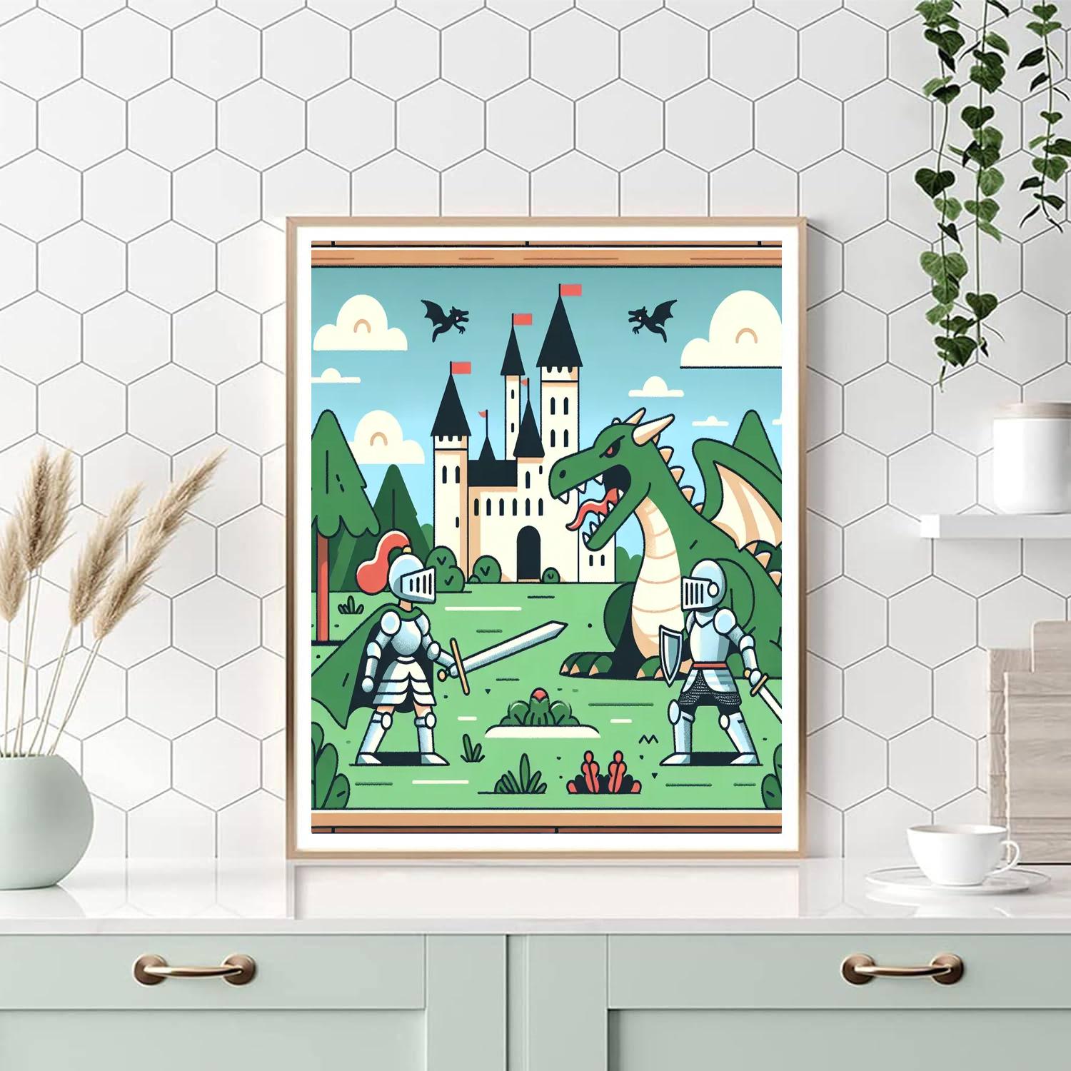 Medieval Mysteries Paint By Numbers Art