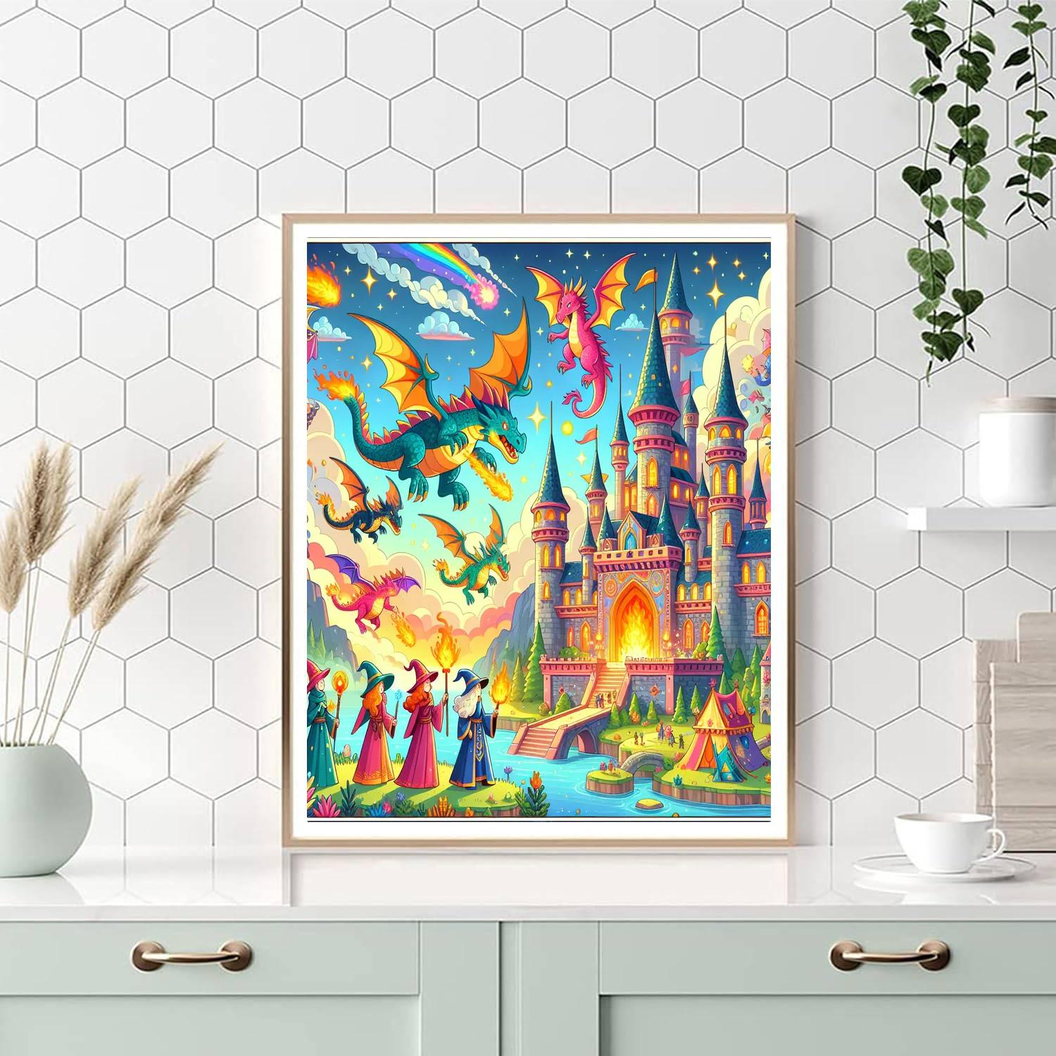 Fantastic Fantasy Land Paint By Numbers Kits