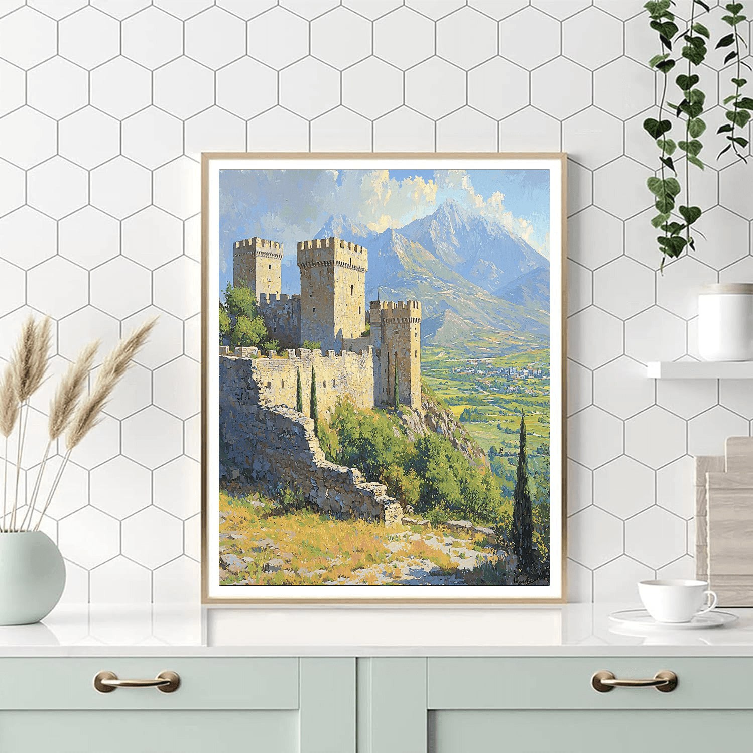 Gjirokastër Castle - Albania Painting Number Kit