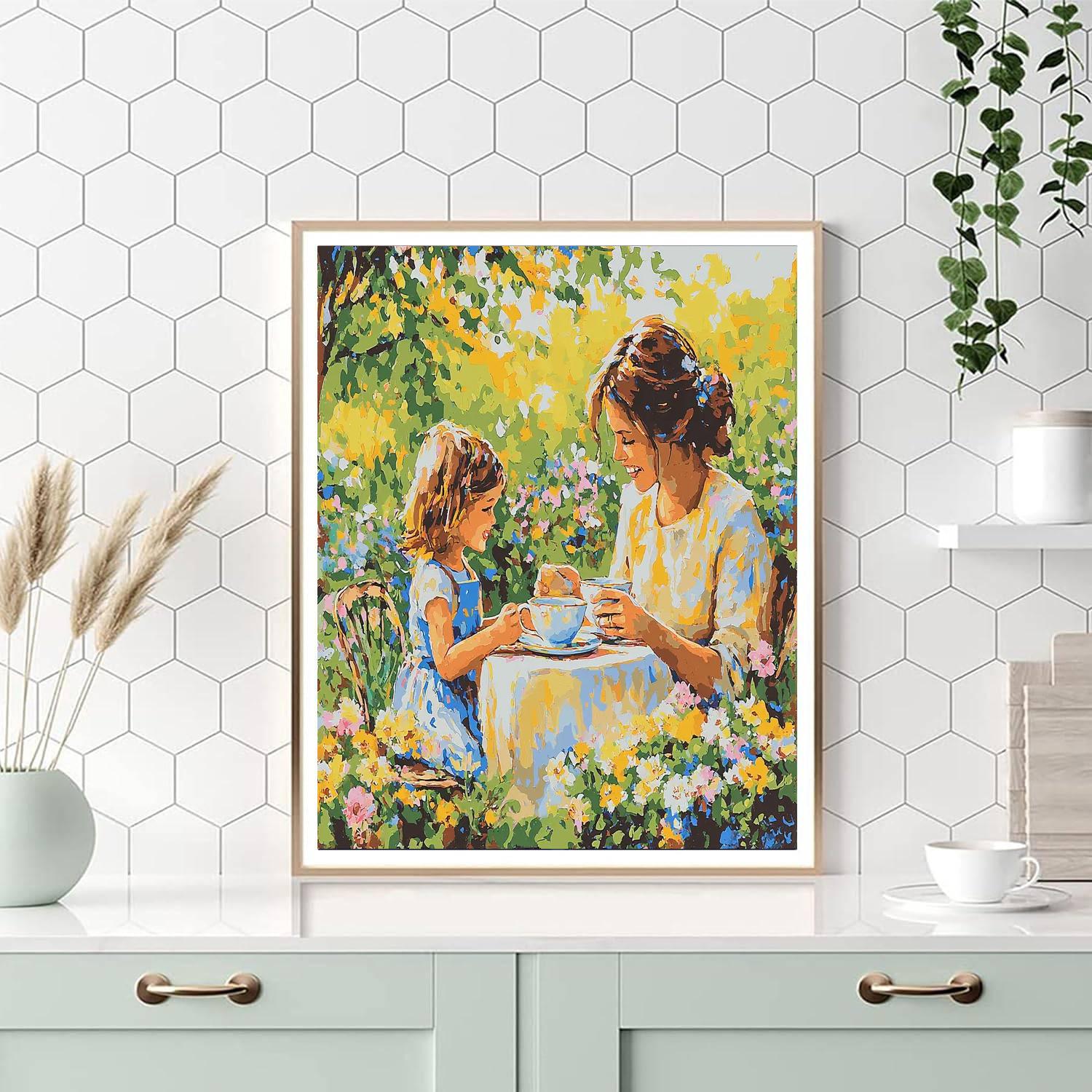 Afternoon Tea Delight DIY Paint By Numbers