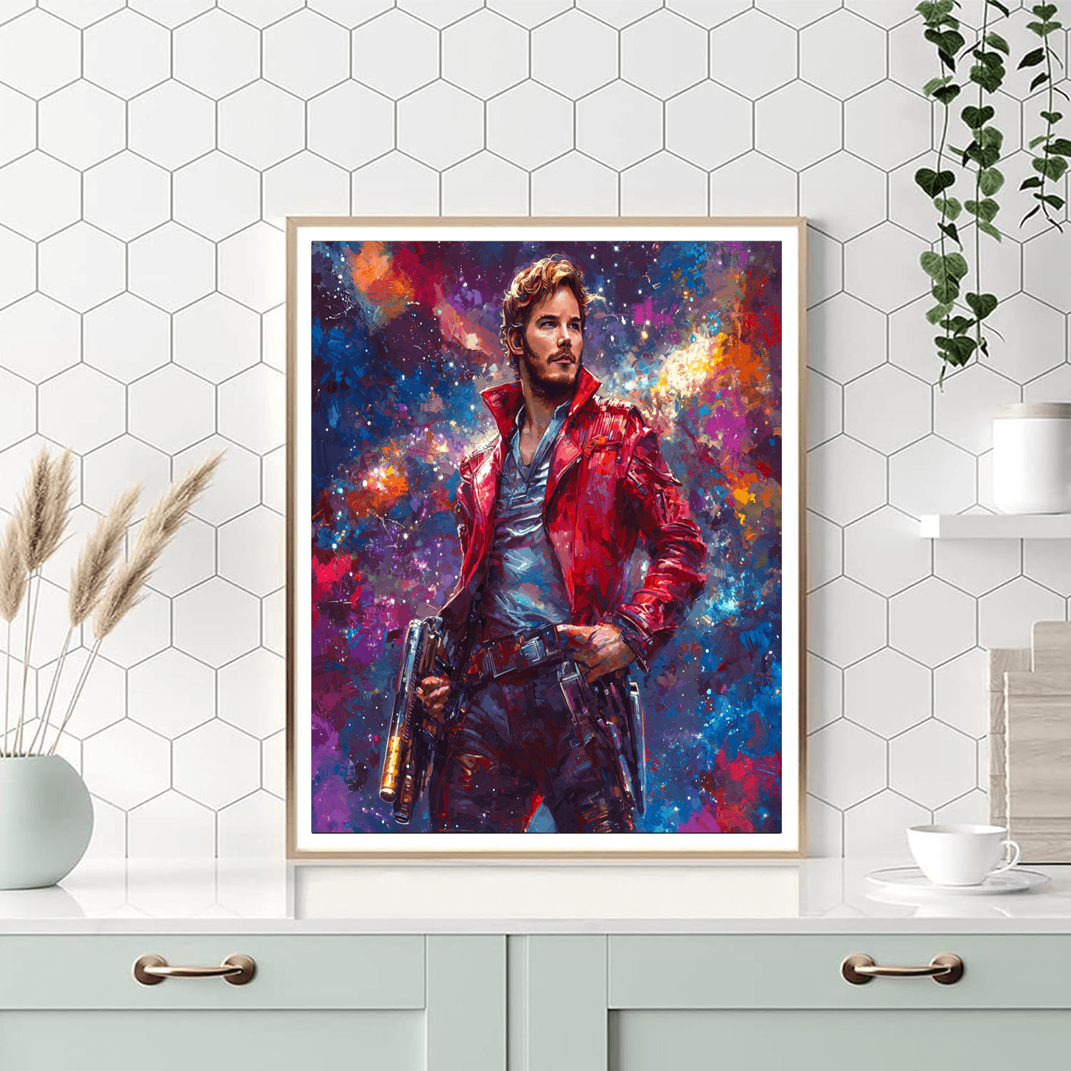 Chris Pratt: The Galactic Charm Of Star-lord Paint By Numbers Kits